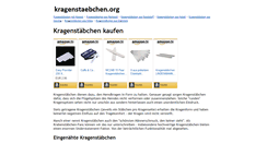 Desktop Screenshot of kragenstaebchen.org